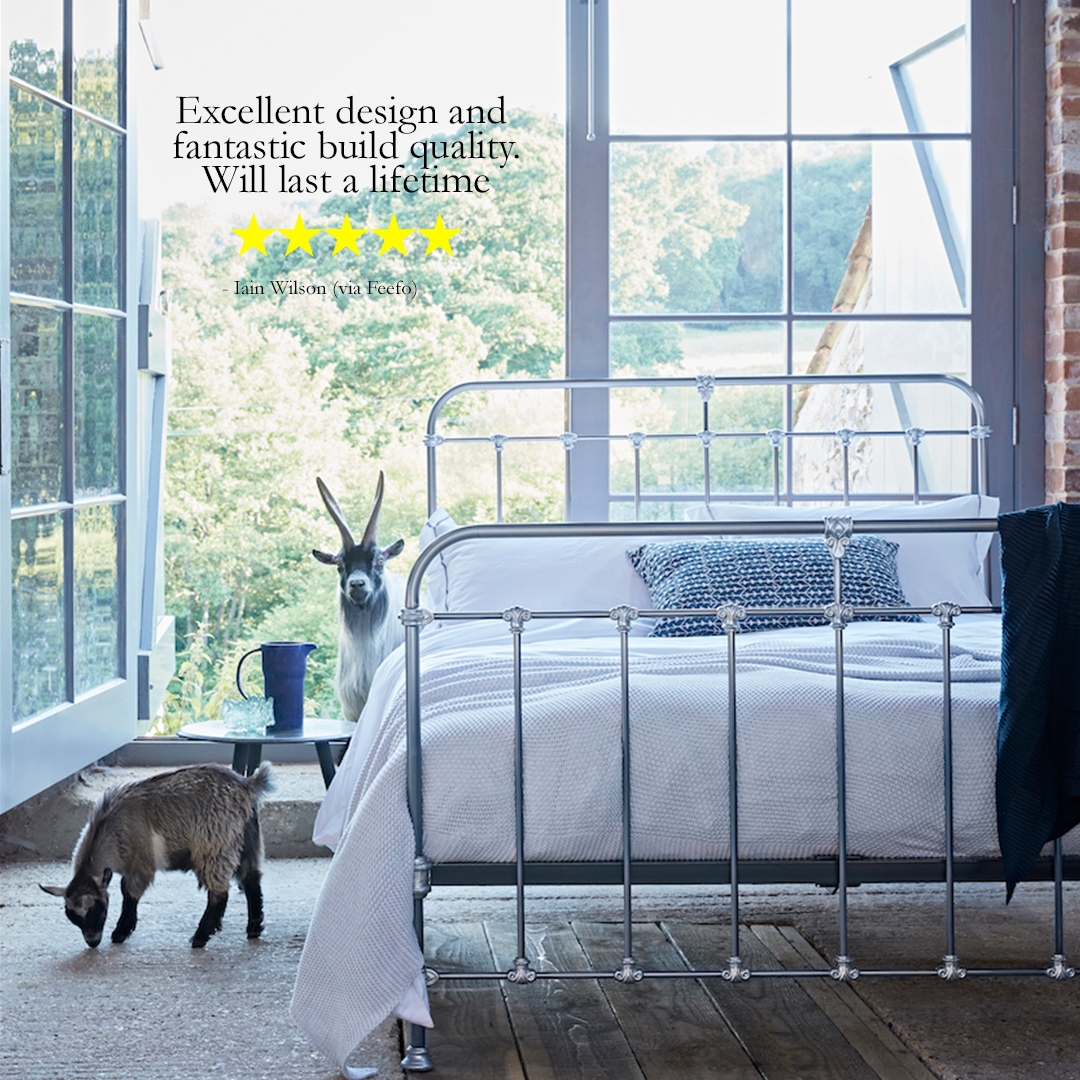 TheCornishBedCo's tweet photo. #yoursaysunday

Thanks Ian! That's exactly what we strive for...design and build that will last a lifetime and become your family's treasured heirloom! 

You can't go any more classic Victorian than the Maud cast iron bed. https://t.co/pm59Vjoue5