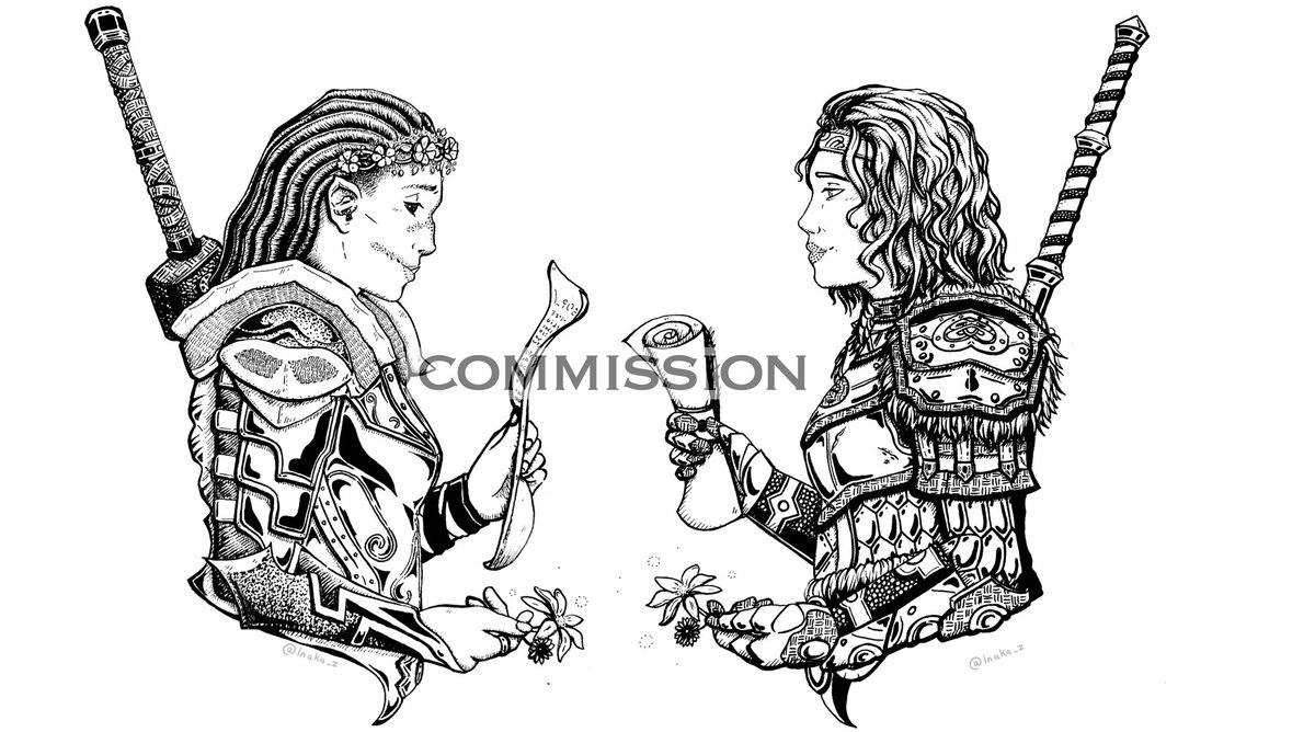 Inaka_Zandera's tweet photo. Commission for @Whydah18 &amp; @uniccin ✨ https://t.co/298vZ7kULT