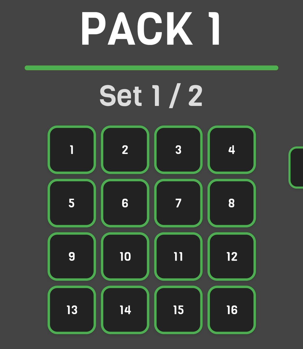 SEGVeenstra's tweet image. Just 4 more puzzles and the first set is ready (for testing)!
This 1st set should be fairly easy to complete for the average player.
So that's what I'm going to test when I've got all 20 puzzles ready.
#TilesPuzzleGame #FlutterGameDev #flutter