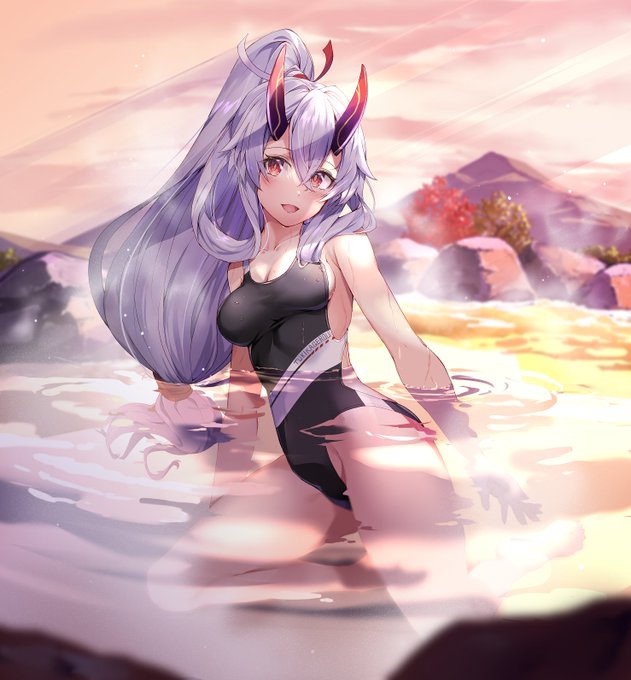 #お風呂の日 
露天風呂入りたい・・・ 