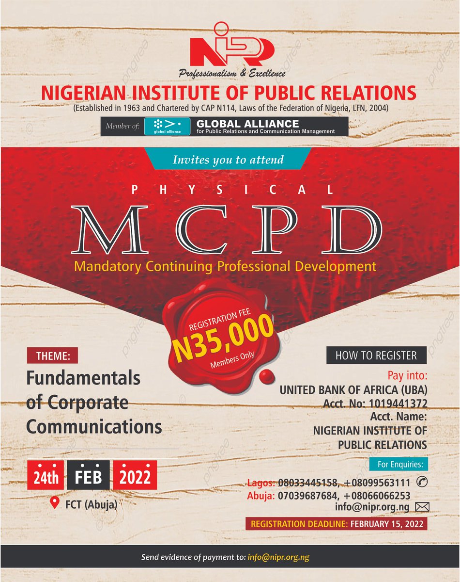 NIPRHQ (@nipr_agm) on Twitter photo 