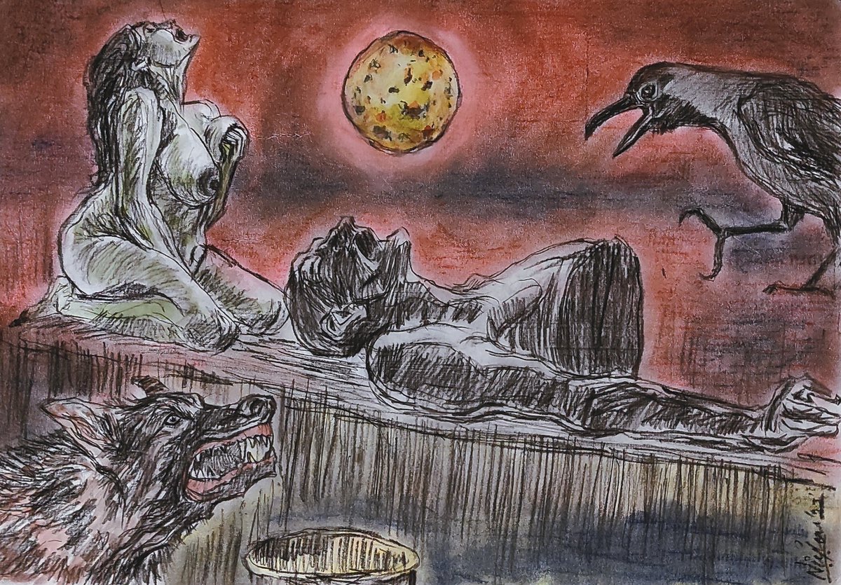 nirjhar_art's tweet photo. Title:Hunger
Size:15 inches /23inches
Medium. Mixed media
#media #painting #artistsontwitter #art #Artist #PaintWithLove #artsy #artgallery #LoveStory #nirjhar https://t.co/xrhhEUq15N