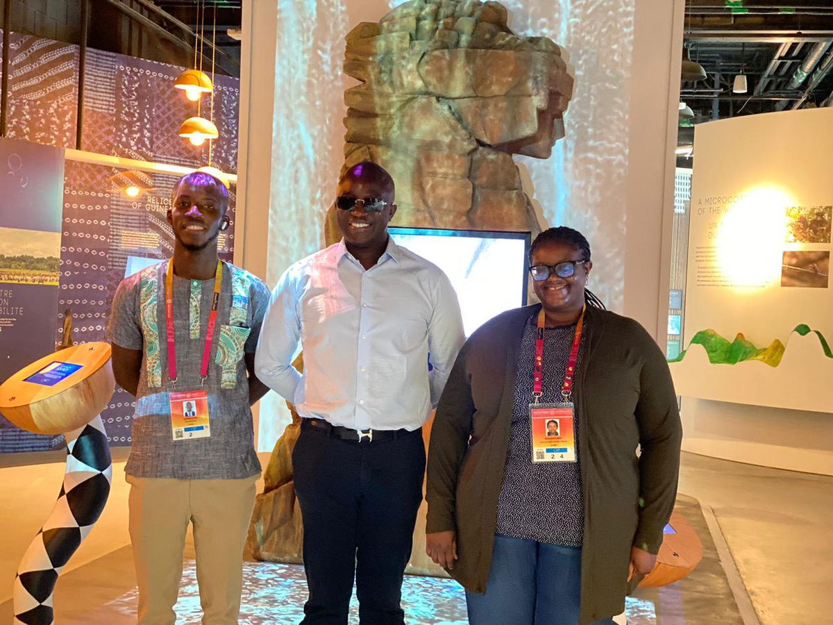 LouisCamara8's tweet photo. Nous avons un superbe pavillon #Guinée, bravo à l’équipe derrière cette vitrine qui nous représente merveilleusement bien à #Expo2020Dubaï https://t.co/GfT9rOTnQq