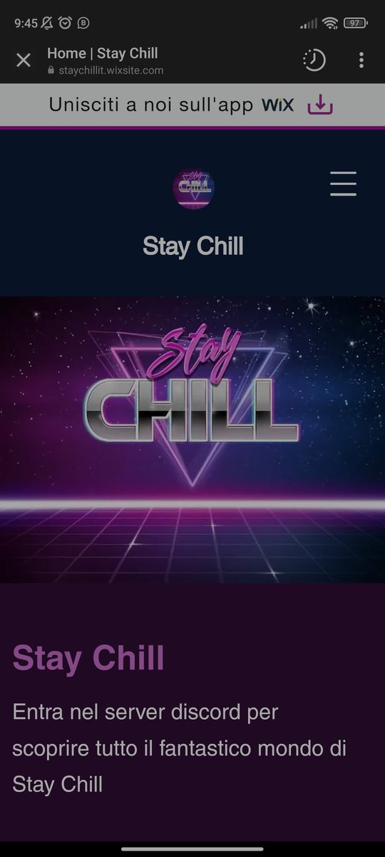 Ecco a voi il nostro sito web:
staychillit.wixsite.com/stchita