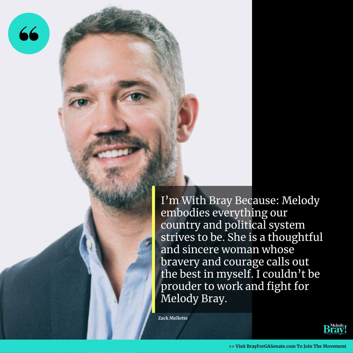 brayforgasenate's tweet photo. Thanks for your support, Zack! #BrayForSenate
Learn more about Melody and become a believer! https://t.co/QpVdGW59dy