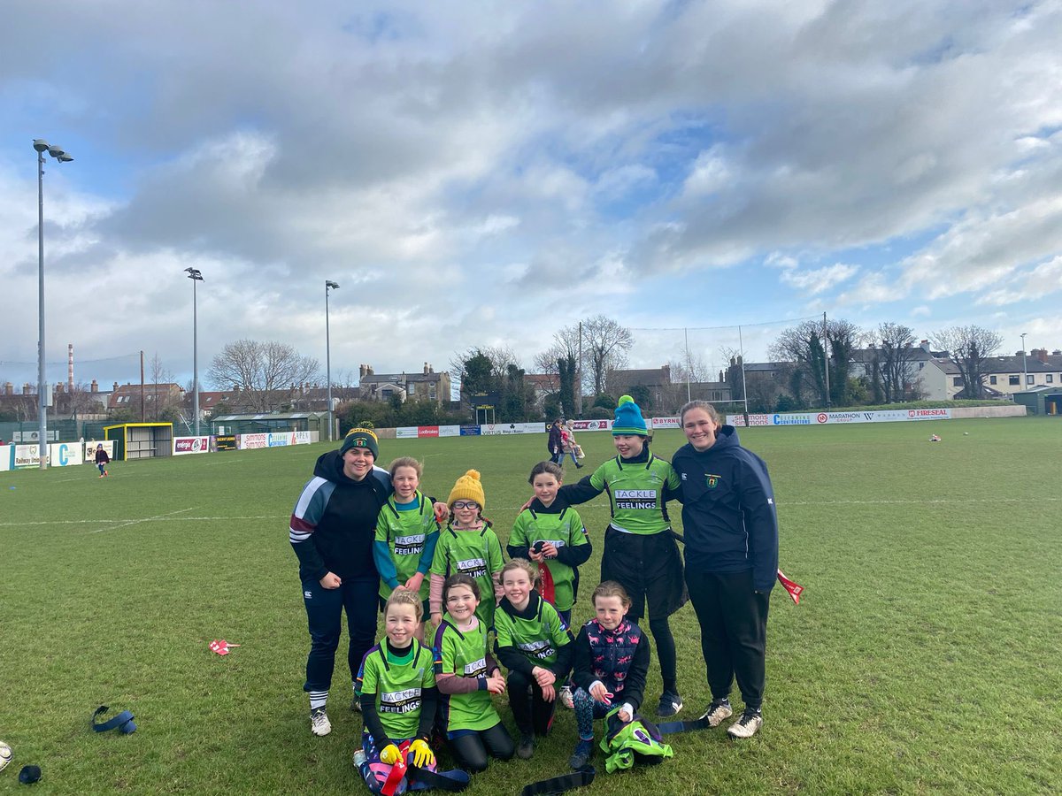 “Proud day for the parish” 🤩 @claireebyrne An exciting Sunday morning down in Sandymount as our minis had their first rugby game against @LansdowneFC 🚂🟢🟡