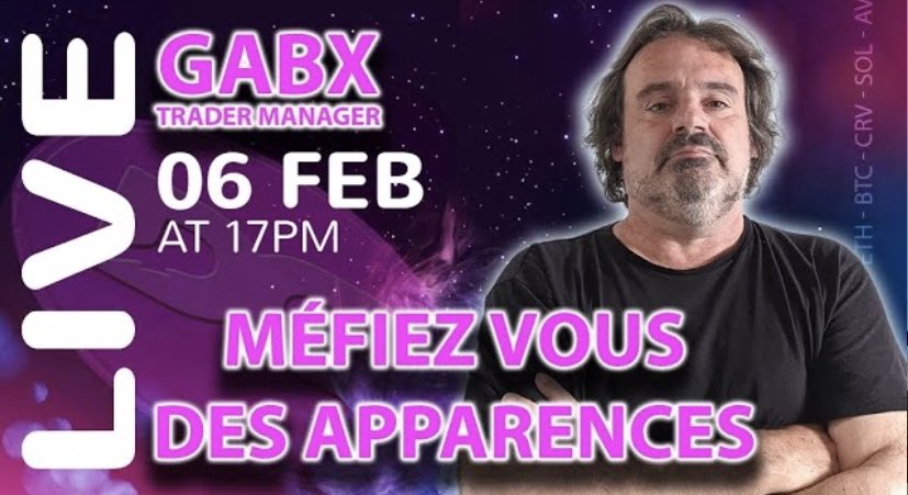 DiaboloTrading's tweet image. 🇫🇷 French Live 
⏰ Aujourd'hui à 17h00. 
👨‍🚀Gabx @TheTradingHall : Tours d’horizon des marchés
🎥 Sur notre chaine youtube : youtu.be/6EPCtMazHfg