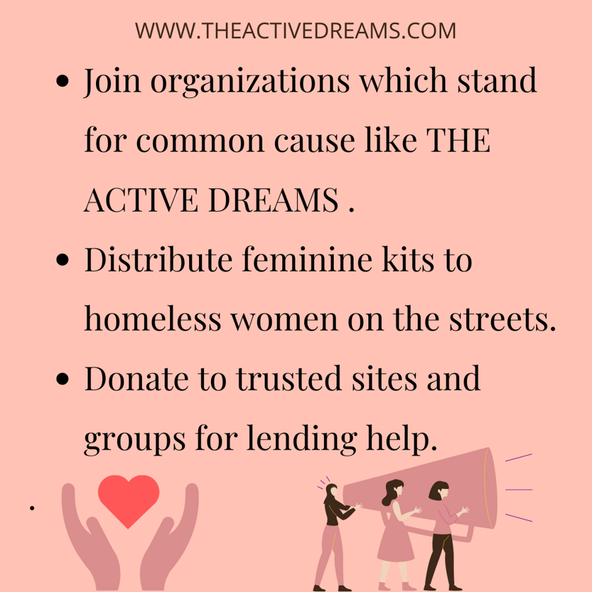theactivedreams's tweet photo. Lack of menstrual awareness and hygiene is not a women-oriented issue but a social issue. Let's learn how to irradicate this social curse and provide every woman her basic right to bleed free and proudly. 

#menstruationwar #menstruationmatters #menstruation https://t.co/GzdszCX9ed