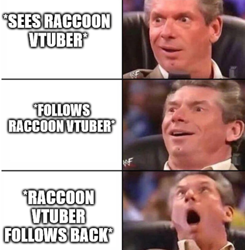 MorphMess's tweet photo. #raccoonvtubers #vtubers #envtuber #vtuber #envtubers #morphmemes https://t.co/907pDGvETs