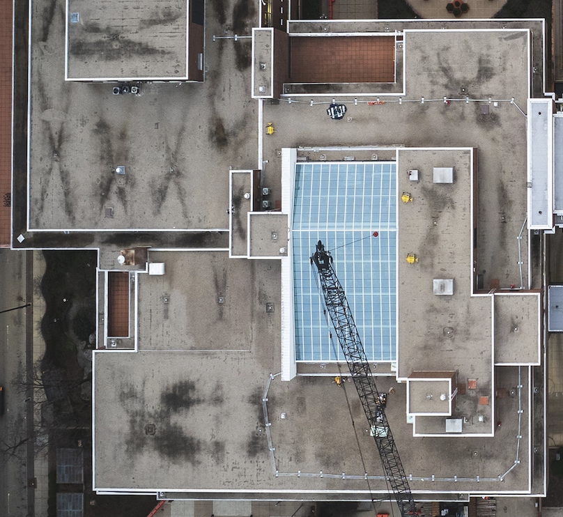 cincylibrary's tweet image. How&apos;s this for a library view? 😍 Downtown Main&apos;s skylight replacement project is complete! Learn more about the entire #NextGenLibrary project: cinlib.org/next-gen-main