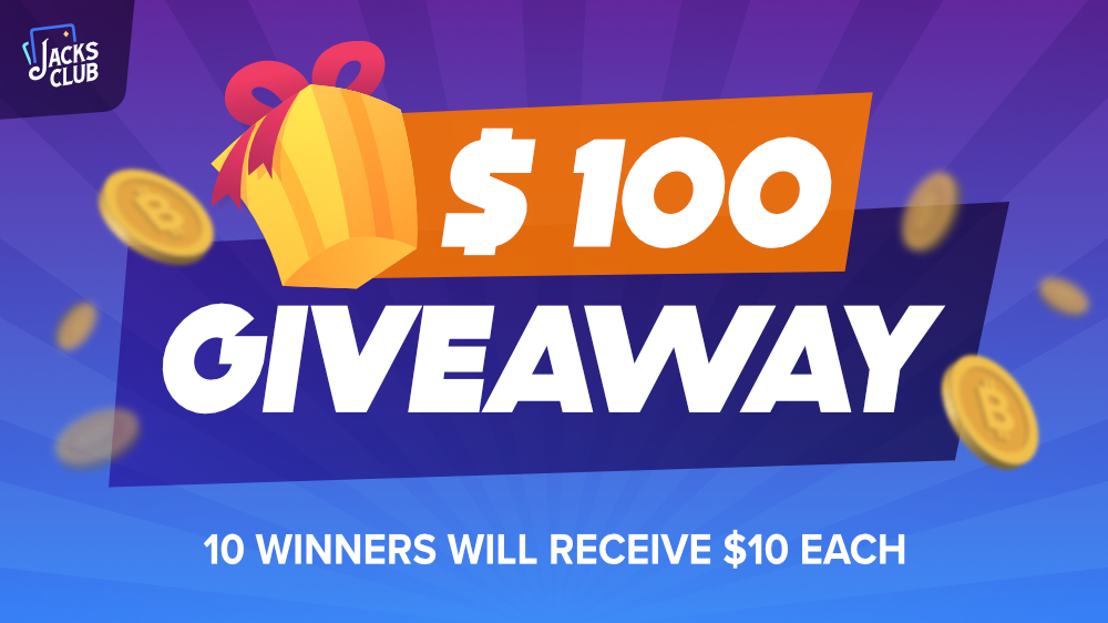 JacksClubCasino's tweet photo. We are excited to let you know that another round of our 💰 $100 #GIVEAWAY is live now for 3 days #JACKSCLUB.
We'll be giving away $10 to 10 lucky winners!

➡️ Follow @JacksClubCasino
➡️ Like - Retweet
➡️ Tag 5 friends

Winners announced in 3 days.
https://t.co/F5gZtlCjmy https://t.co/jNeVZwcwGg