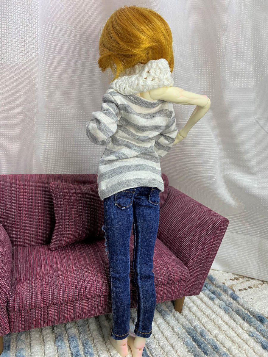 TmktNo's tweet photo. 買ったものの思った以上に細身で当初予定の子には入らず「こりゃ失敗したか…誰も履けなさそう」と諦めかけたジーンズを普通に履けた脚ほっそ!な雪さんです。
「ざっとこんなものです」
#hyaline
#dreamvalley https://t.co/vjsYgI0cWg