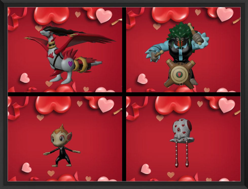 Pokemultifr's tweet photo. Pour l'arrivée de la Saint-Valentin nous avons préparé quelques nouveautés. comme d'habitude, de nouveaux skins seront disponibles la boutique, dans les Raids ou encore par quêtes. En voici quelques-uns : https://t.co/s5qTK4Q43r