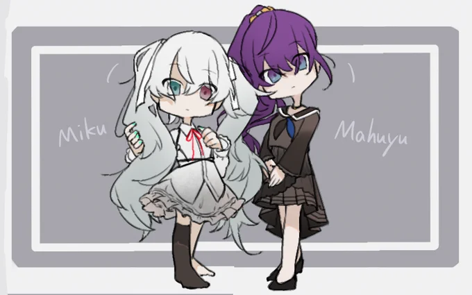 #prsk_FA 
ニーゴ、それぞれの……
(※前回のイラスト使い回しです) 