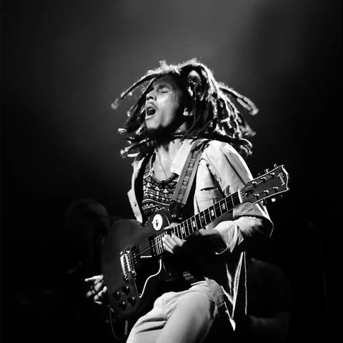 \"One good thing about music, when it hits you, you feel no pain\" Bob Marley... Happy birthday Legend. 