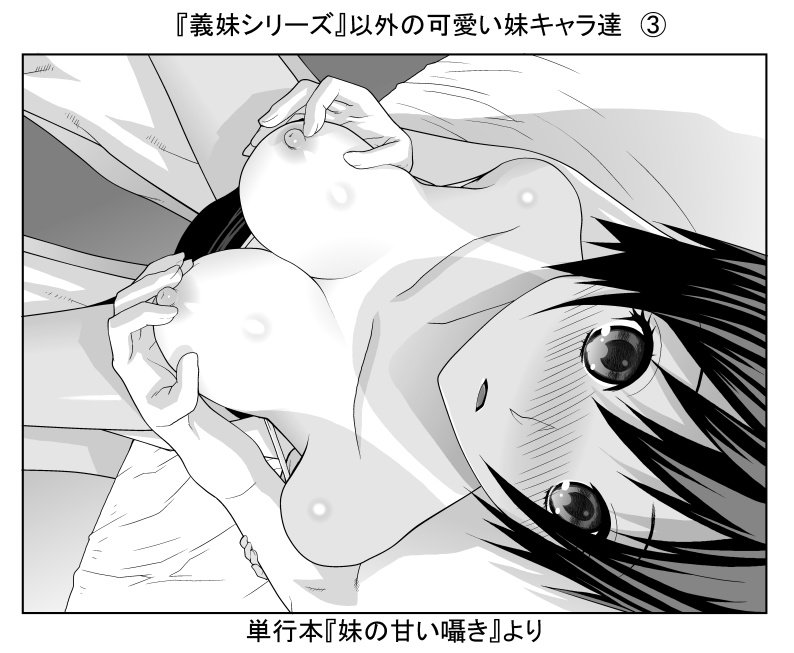 隙きあらばこのアングル
単行本の描きおろしコラムとかね。
義妹シリーズ前のヒロインも可愛いよ〜! 