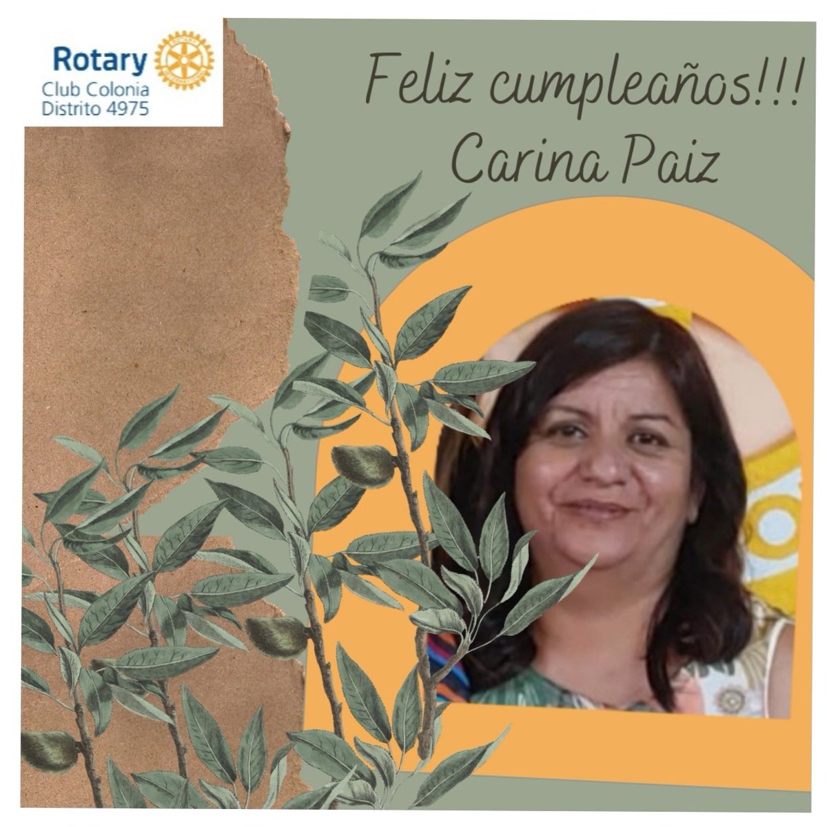 RotaryColonia's tweet image. Hoy festejamos junto a nuestra socia Carina Paiz. Felicidades!!!