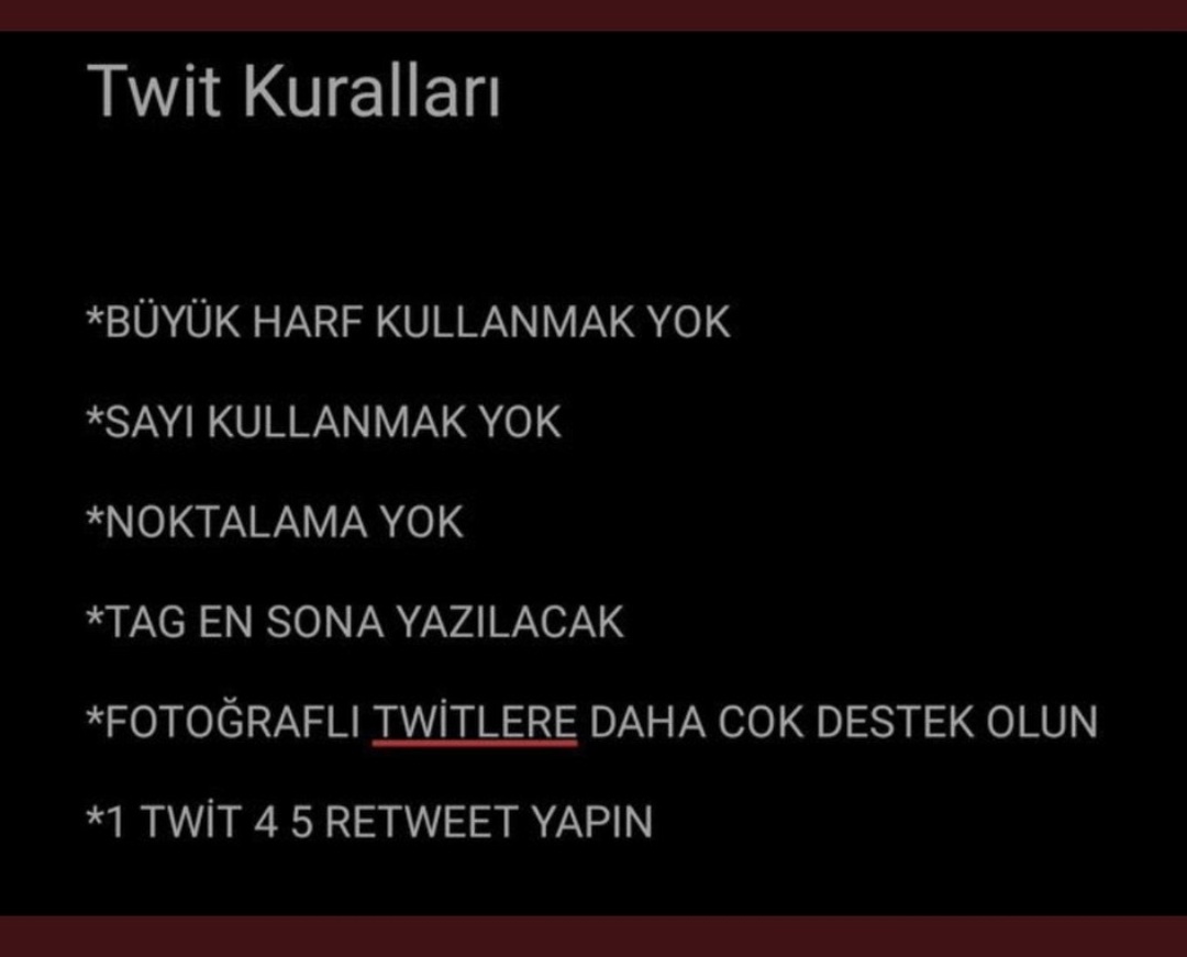 tweetlerimiz siliniyor şu kurallara uyun yoksa hepsi boşa gidecek 
#SoemestrTatiliUzatılsın