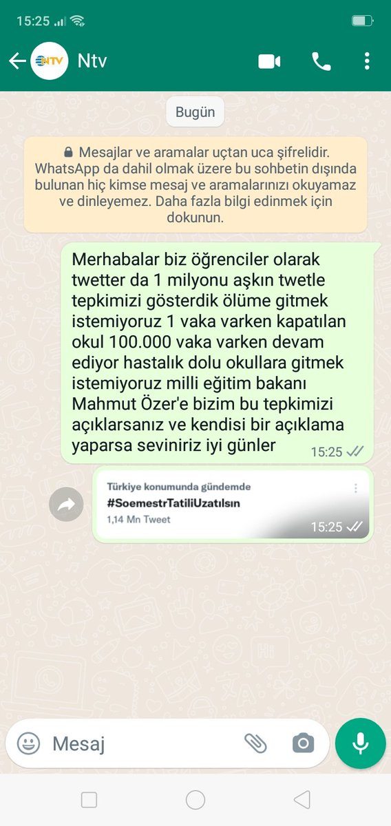 Görevimizdir!!!#SoemestrTatiliUzatılsın