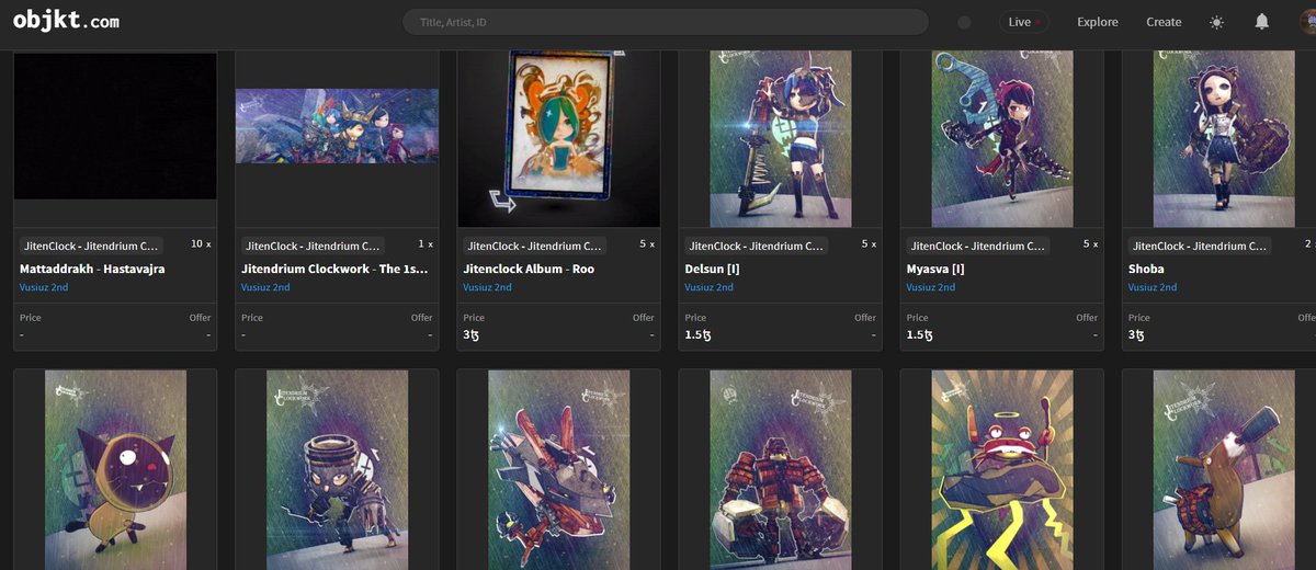 Vusiuz's tweet photo. Ah Yes, before doin NFT or commision,actually i have project from 2014 Called Jitendrium Clockwork or JitenClock,
it already released as pilot comic, some anims,collectibles or game lol,also NFTs...
but i rarely shilled it:
🙏https://t.co/JvwEbcARxC

#jitenclock #CleanNFT #vusiuz https://t.co/nMmdqHdDCY