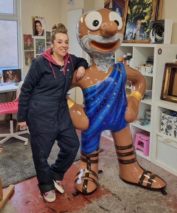 We've already had some interesting visitors to GRIT, but MORPHEUS is definitely one of our favourites.

Painted by the super-talented <a href="/JodieSilverman/">Jodie Silverman</a> he's now off to the North East leaving a Morph shaped hole in our studio.