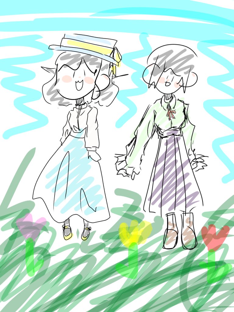 #引用RTで絵をあげて5人指名してバトンでお気に入りの絵を載せる
素敵なバトンありがとうございます!!!!!!
