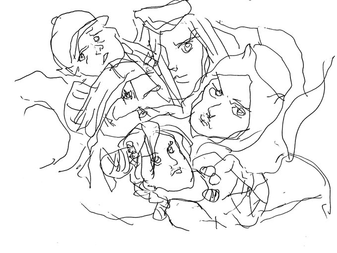 左手で12巻表紙描きました 