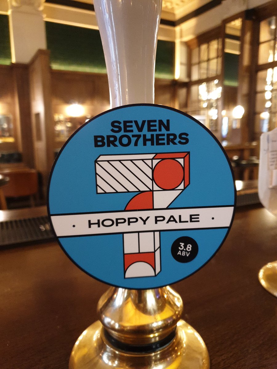 Now pouring a cracking beer from <a href="/SEVENBRO7HERS/">SEVEN BRO7HERS BREWING CO.</a> This hoppy pale comes in at 3.8% with a bunch of serious refreshing citrus hops to wallop your taste buds. Cheers <a href="/PivovarUK/">Pivovar</a> for the delivery 😉👍🍺 #beer #cask #SundayThoughts #birmingham #beeroclock