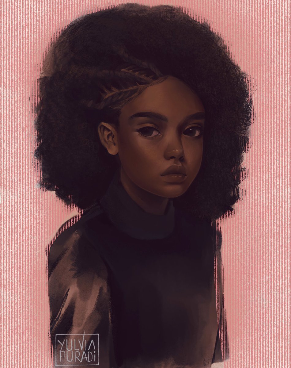 #thebrokenearth by <a href="/nkjemisin/">N. K. Jemisin</a> is one of the best science fantasy series out there.. phenomenal world-building, powerful story ✊🏽
✨Totally recommend this ✨.. 
what’s your recommendation? 

This is my interpretation of Damaya based on the character from the book series 😀 #BHM