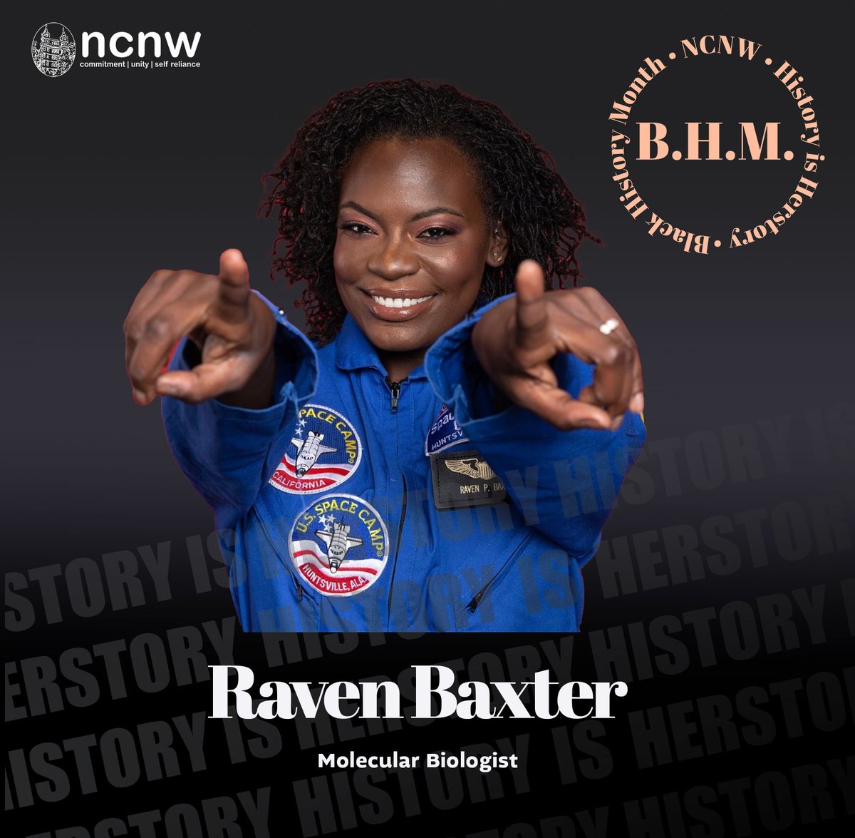 Raven Baxter is a molecular biologist by training and a popular science communicator better known as Dr. Raven the Science Maven. She aims to 'joyfully disrupt traditional cultural perceptions about scientists.' (Credit: Forbes) #ncnw #blackhistorymonth
