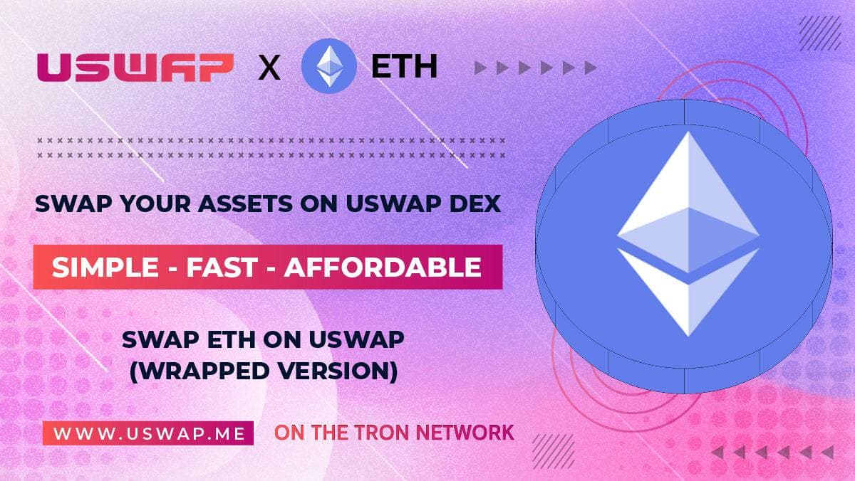 #ETH is listed at #Uswap DEX with trading pair #ETH / #UME
Provide liquidity with #eth/#ume to earn swap fees and farm #UME token. 

We welcome users to trade, provide liquidity, and farm #UME at uswap.me  ❤️

#defi #tron #uswap #DeFi #trading #crypto