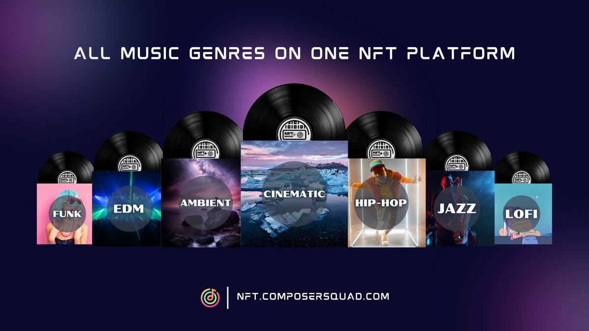 Any game, podcast, vlog or video 🎥 isn't truly complete without a soundtrack 🎶
Check out our #MusicNFTs &amp; let us know what you think👇

#nftmusic #nfts #NFTCollection #nftcommunity #composersquad