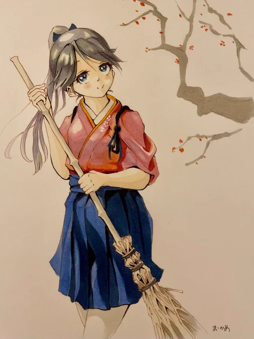 はーるよこい♪
はーやくこい♪

鳳翔さんでした😊

#艦これ版深夜の真剣お絵描き60分一本勝負
#艦これ版真剣お絵描き60分一本勝負_20220206 