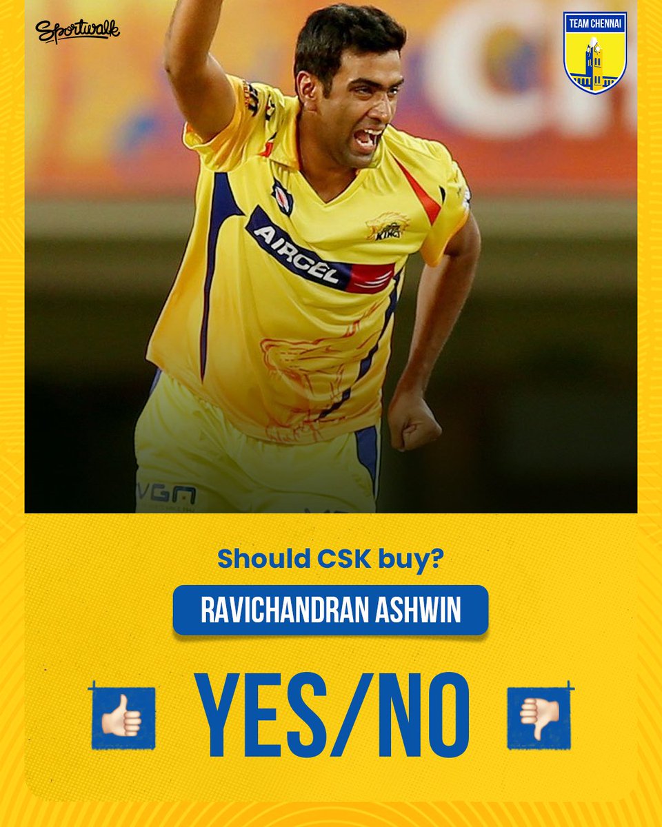 CSKFansArmy's tweet photo. Yes or No !? #IPL2022 #WhistlePodu https://t.co/RzUwsADkBT