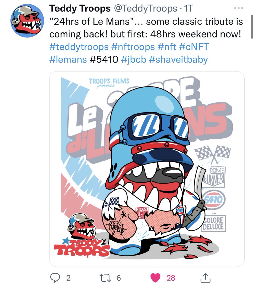Tim38300817's tweet photo. 20 years of heritage @TeddyTroops …probably nothing, but I will by them all and have my own army! 

#CNFTroops #NFT https://t.co/wygvXLC0kf