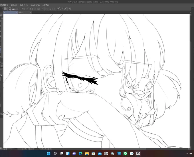 半年かけて考えてたけど、Tに問答無用で没にさせられた進級制作案、今となっても気に入ってるから何枚か加筆してりゅ…🥺 