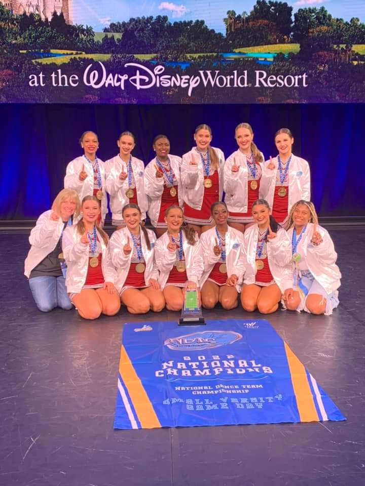Congratulations, Destys! Waking up this morning as 2022 National Champions in Small Varsity Game Day! You look fabulous in your white jackets.