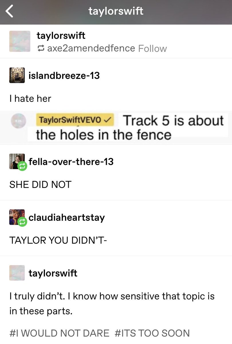gleam_twinkle's tweet photo. i love taylor swift for this https://t.co/uriFTg7Qm0