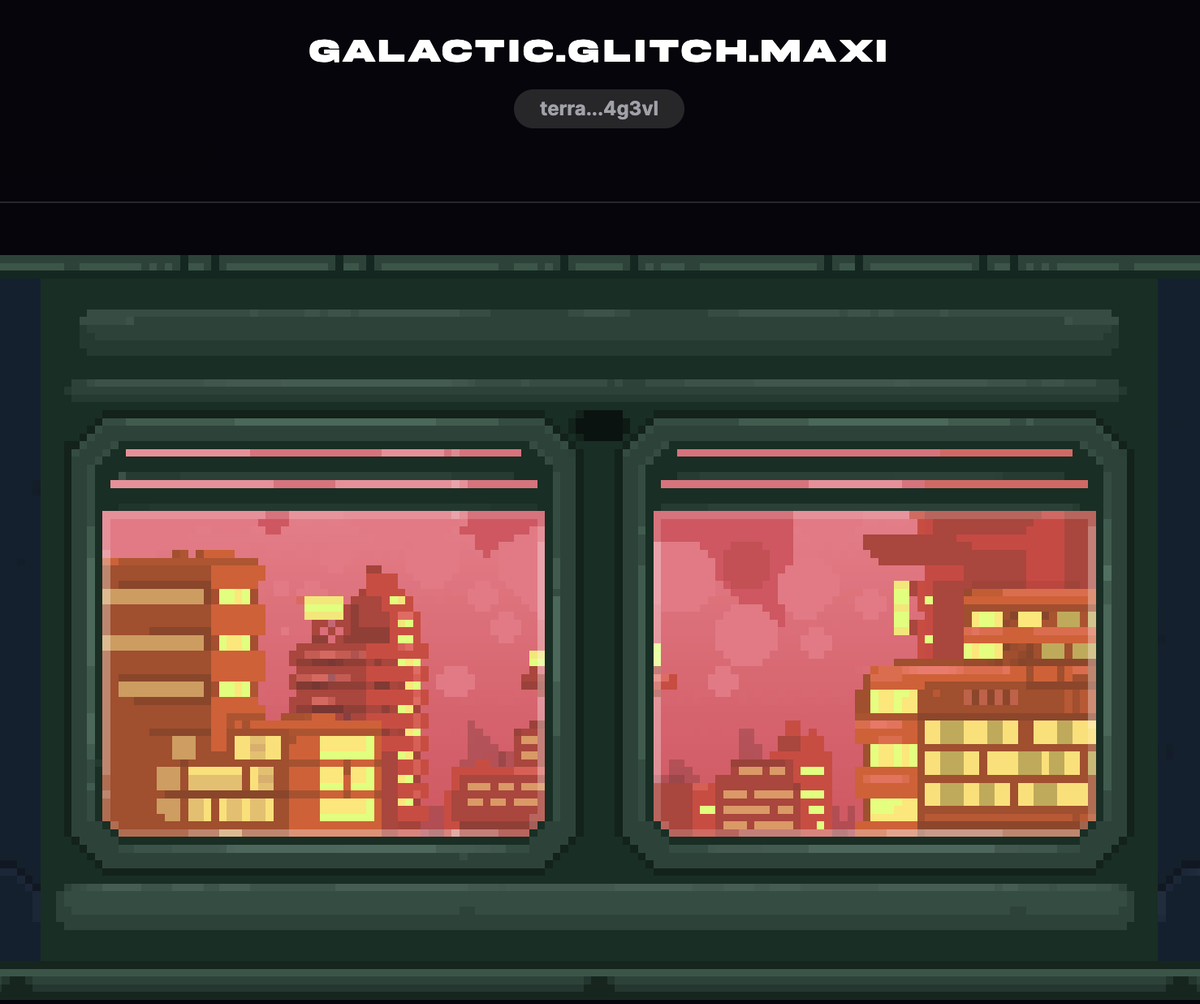 IlCampedelli's tweet photo. Had a lot of fun minting #GalacticGridz and I'm now enjoying the view on my @colonies_nft - Galactic.Glitch.Maxi is one of them!
Few of them still left for minting, create your own! $UST $LUNA #GetGalactic https://t.co/c1cVAaHWGo