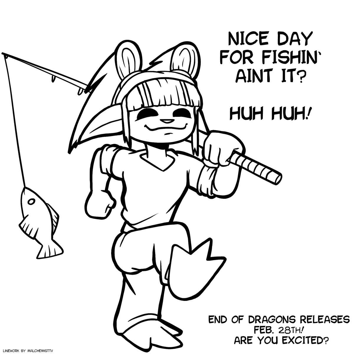 MalchemistTV's tweet photo. Fishing EOD Hype! #gw2coloring giveaway!
Prize: 2000 Gem Card
⚡️RT &amp; Follow +1 Entry
⚡️Coloring page +2 Entry
⚡️Below for +2 Entry
Color
✅Any medium
✅At least 2 colors
✅Post your colored version below
Everyone gets a chance no matter the skill
End Feb 5
#GuildWars2 @GuildWars2 https://t.co/LmcQ6hEegu