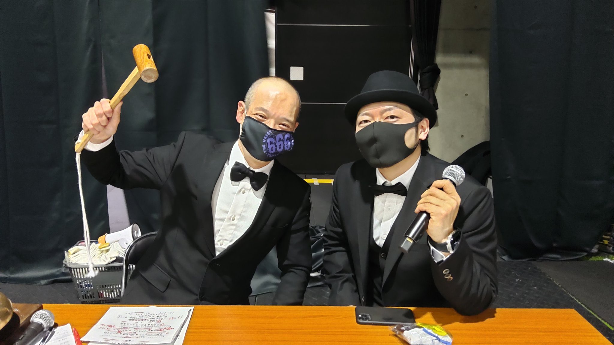 宮尾信次郎 大阪プロレス記者会見のあとは176boxに移動して666 で実況解説させていただきました 弥武リングアナと久々に会えました 今日の私の名言は 終電で帰るタイプのパリピ T Co C3nmd545b5 Twitter