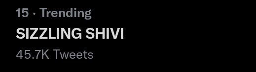 _paracetamol_x's tweet photo. 45 k + on 15 th position.... Com'on guys, 50k is near...

SIZZLING SHIVI https://t.co/MGtyh3QIe3