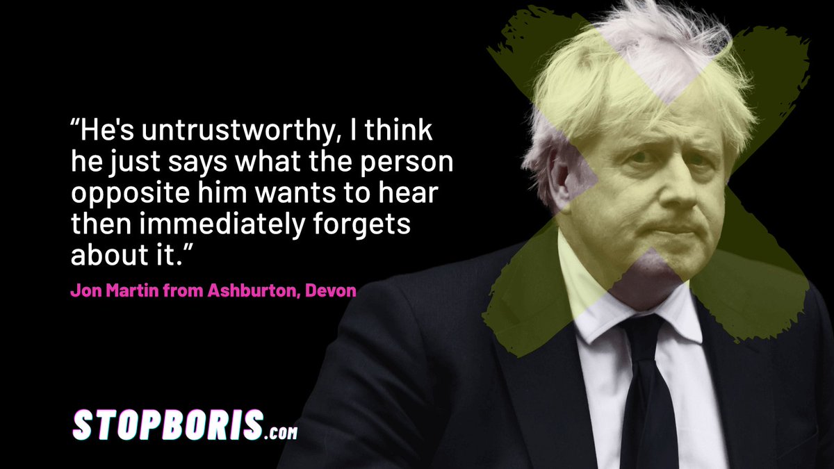 torysleazeUK's tweet image. People across the UK are telling us why Boris Johnson needs to go.

We're getting those messages to the MPs who can #BootHimOut.

Help build momentum and make him go: crowdfunder.co.uk/boothimout  dlvr.it/SJTSk3 FOLLOW TO SUPPORT @torysleazeUK