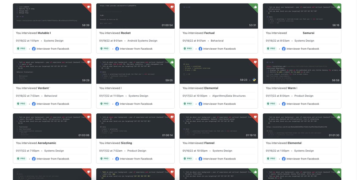 lwastuargo's tweet image. I just finished 172 interviews through interviewing.io and 700+ software engineers over my career.

Few top mistakes that people made per my limited observation:

🧵