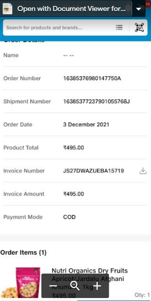 rjmayur's tweet photo. @JioMart @JioMart_Support 
Hello, Jiomart team its been 2 months since I dint got my refund for the oreder which was placed on 3rd Dec 21, partial refund was received still I am waiting for 495RS, PFA for ur reference, request u to please help me with this req. https://t.co/dU1aNujGe1