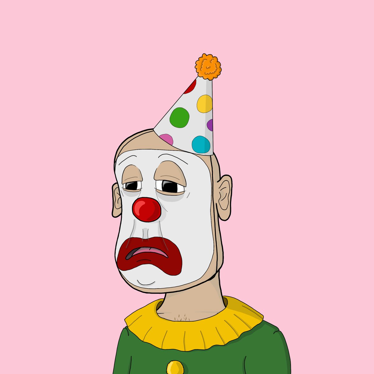 DaveDaveD1975's tweet photo. @dragonseller88 You should support @Sad_ClownCo! Creator and artist @IsobelWright3 is a badass #womanInNFTs!! https://t.co/fOMw3jxhVj