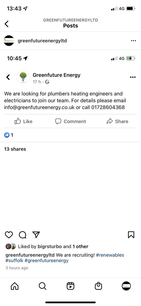 greenfenergy's tweet photo. Greenfuture Energy are recruiting!
#renewables #suffolk #essex #norfolk https://t.co/JrxSbgwc7s