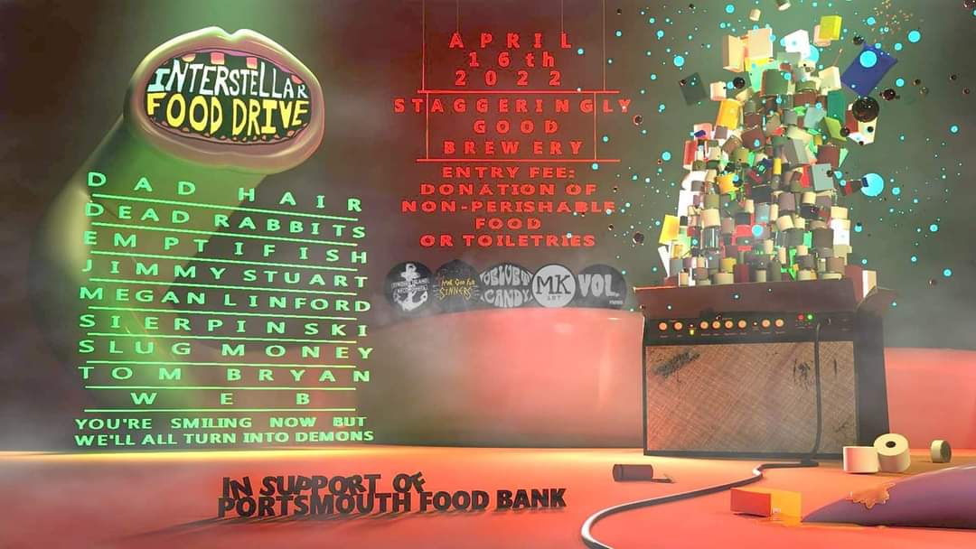 This week, we announced the return of the Interstellar Food Drive, taking place at Staggeringly Brewery. It's an event we wish didn't have to exist, but the sad reality is that food bank usage is rising year-on-year. If you can support your local food bank, please do.