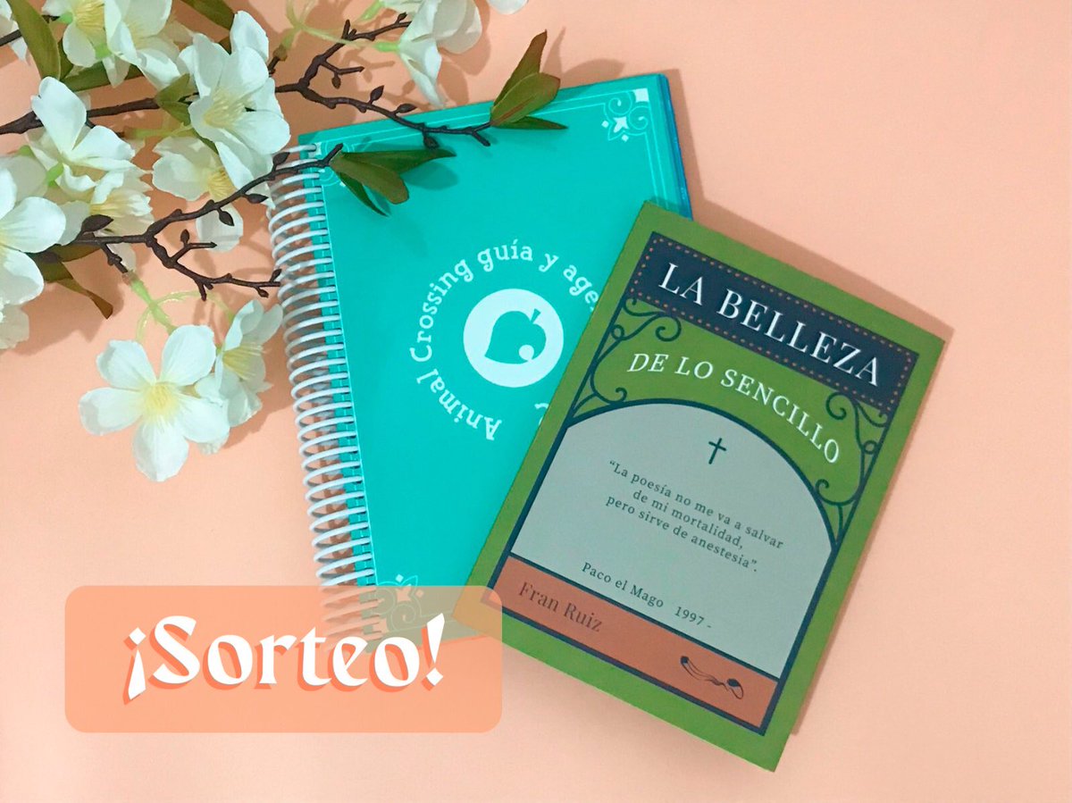 Canela_chair's tweet photo. ¡SORTEO NACIONAL! 

💚Gracias a @pacoelmago1 podemos sortear LA AGENDA de ANIMAL CROSSING y su nuevo poemario LA BELLEZA DE LO SENCILLO💚

Requisitos:

1. Seguir en tw a @Canela_chair y a @pacoelmago1 
2. Dar RT a este tuit 
3. Mencionar a un amigx

💚¡Mucha suerte!💚 https://t.co/PikZh1CWho