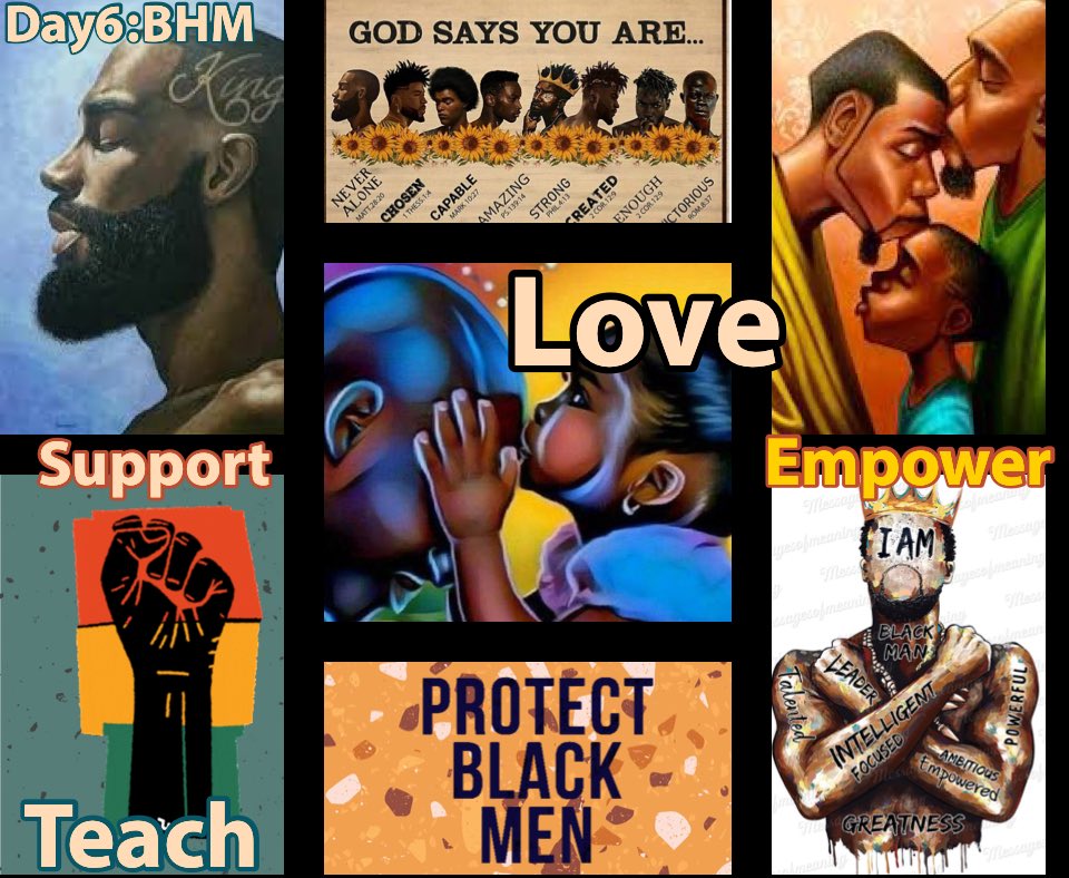 It’s so important to support and uplift each other. Remember today and every day, the black man needs support, love, encouragement, guidance and protection. #BlackHistoryMonth #blackcreators #blacklivesmatter